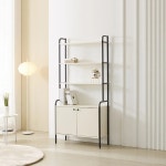 여닫이 스틸 수납 선반장 840 H4473