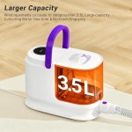 13 000kpa 강력한 그루밍 진공 흡입력 99 반려동물 털 3L 용량 11가지 도구 개 고양이 동물 가정 자동차 청소 -블랙