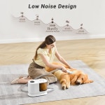 13 000kpa 강력한 그루밍 진공 흡입력 99 반려동물 털 3L 용량 11가지 도구 개 고양이 동물 가정 자동차 청소 -블랙