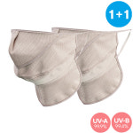 주 에이스샵 나스카 1 1 3단 자외선차단마스크 남여 공용 골프마스크 목까지 자외선 베이지2개