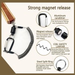 SEASPRO 플라이 낚시 그물 착륙 송어 베이스 소프트 고무 어획 방출 나무 손잡이 프레임 마그네틱 액세서리 피쉬 네트 1