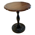 엔틱 원형테이블 티테이블 쇼파탁자 소파테이블 빈티지