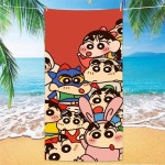 UNKNOWN 짱구 극세사 흡수성 수건 수영 비치 타올 목욕 타월 가정 여행 샤워 고퀄리티 FL2763817