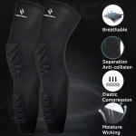 호프포스 무릎 종아리 패딩 2팩 압박 다리 소매 정강이 보호 지지대