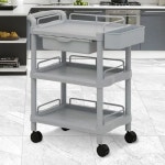 주방트롤리 웨건 웨곤 주방 이동식카트 3단 무빙 업소용 차