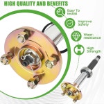 골프 카트 리어 액슬 샤프트 어셈블리 짧은 운전석 측면 교체 OEM JW2-G6520-01 JW1-G4156-00 JW1-F2176-09 JW1-F53T0-09