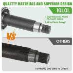 골프 카트 리어 액슬 샤프트 어셈블리 짧은 운전석 측면 교체 OEM JW2-G6520-01 JW1-G4156-00 JW1-F2176-09 JW1-F53T0-09