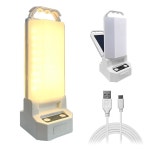 왓팔 태양광 발전 LED 휴대용 캠핑 랜턴 4500mAh 충전식 1000루미나드 방수 밝기 조절 가정 정전에 이상적인 조명 4개 야외 생존 장비 6500K
