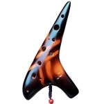 오카리나 소프라노 C 톤 초급 악기 가방 음질 어린이 장난감 12홀