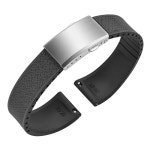 울크로 FKM 고무 시계 스트랩 남성용 밀드 걸쇠가 퀵 릴리스 불소 밴드 소프트 교체