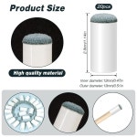 당구장 큐 팁 슬립온 당구 팁 키트 스틱 나사 교체 셰이퍼 20pcs