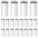 당구장 큐 팁 슬립온 당구 팁 키트 스틱 나사 교체 셰이퍼 20pcs