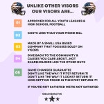 카리스마 클리어 풋볼 바이저 - 헬멧용 축구 성인 청소년 헬멧에 맞는 헬멧 김서림 방지 스크래치 방지 페이스 쉴드