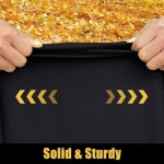 캠핑 실내 실외용 스미리 2팩 직사각형 피크닉 테이블 천 방수 탄성 세탁 가능한 폴리에스터 파티오 커버 30 x72