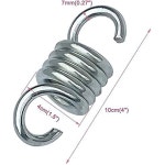 헤비 듀티 용량의 4 스프링 해먹 의자 - 해먹용 현관 그네 서스펜션 행거 복싱 가방 걸이 의자 체육관 파티오 2피스 1100LBS