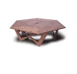 씨에프 씨에프라인 CF 퍼즐 육각 테이블 풀세트