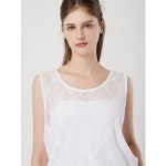 씨씨콜렉트 크로쉐 다이아 조직 니트 탑 C252KST034