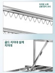 304 스테인리스 대형 빨래건조대 튼튼한 2M 5M 두꺼운 이동식 실내외 건조대