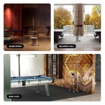 캐스터가 수메르플로스 아크릴 풀 스틱 홀더 - 당구 게임룸 휴대용 10개의 큐와 16개의 공을 보관할 수 클리어 큐 Clear 10 cues