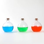 코르크 마개가 달린 매직 시즌 장식 유리병 9온스 포션 병 2개 1 9 fl oz Potion Bottles