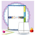 초등 중등 메이커교실 창의활동 12면 교육용 스티커 입체큐브 5개