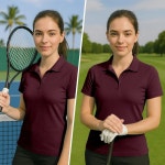 여성 드라이핏 골프 폴로 셔츠 3버튼 20가지 X-Small