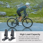 2pcs 자전거 뒷 페달 알루미늄 풋 페그 미끄럼 방지 접이식 발판 전기 자전거 산악