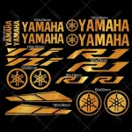 호환 Yamaha 스티커 로고 데칼 Mt07 Yzf R1 R3 R6 R7 Xmax 용 브라이트 13 R1