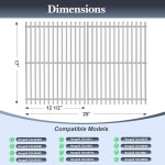 홈디포 넥스그릴 교체 부품용 17 스테인리스 스틸 쿠킹 그리드 격자 720-0830H 720-0830D 720-0783E 720-0783C