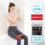 셀러허브 스포츠 세라밴드 정리운동 스트레칭용 레벌2 루프밴드 543