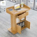강의 발표대 서랍 단상 연단 수납 테이블 회의실 교탁