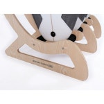 수직 서핑보드 거치대 보드샵 매장용 디피 수납랙 나무색