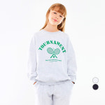 고스트리퍼블릭 테니스 XY 오버핏 맨투맨 티셔츠 면 JMT-J1124