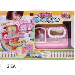 비엔씨 비앤씨 아이러브펫 가방속에 토끼하우스 소꿉놀이 세트 혼합색상 10세트