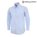 로베르타디까메리노 TR스판 솔리드 일반핏 긴소매 셔츠 RP1-306-2