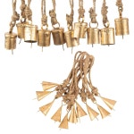 크리스마스 장식을 위한 JYPR 20개 빈티지 러스틱 메탈 카우 벨 - 앤티크 핸드메이드 벨 마녀 독특한 올드 룩 장식