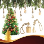 크리스마스 장식을 위한 JYPR 20개 빈티지 러스틱 메탈 카우 벨 - 앤티크 핸드메이드 벨 마녀 독특한 올드 룩 장식