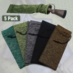 5pcs 실리콘 양말 55 3 9 니트 디자인 소 용 사냥 슈팅 홀더