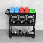 운동기구 정리대 선반 소도구 수납 랙 헬스장 요가 기구 카트 홈짐 1 4쌍 보관 1 4쌍 보관