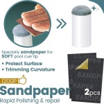 당구장 큐 팁 - 스누커 홈 클럽 바 게임을 위한 보관함 가죽 헤드가 당구 스틱 슬립온 교체 액세서리 키트 SOLROS 22PCS