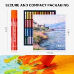 아티스트를 위한 Artx 오일 파스텔 72가지 색상의 부드러운 파스텔 활기차고 크리미함 전문가 초보자를 아트 크레용 48 Colors