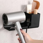 드라이기 거치대 헤어걸이 드라이어거치대 치약꽂이 화장실정리대 화장실수납