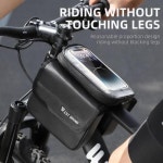 WEST BIKING 자전거 탑 튜브 백 1 4L 방수 산악 프론트 프레임 7 2 스크린 전화