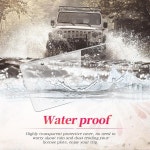 투명 번호판 깨지지 않는 번호판 커버 프레임 보호대- 커버 범용 자동차