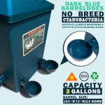 자동 포트 치킨 공급기 컵 급수기 세트 - 쿱 액세서리 노폐물 가금류 3갤런 16파운드