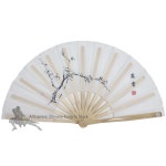 대나무 중국 쿵푸 팬 무술 우슈 타이지 선 춤 공연 1 left fan 1개