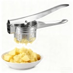 푹신한 으깬 감자와 채소를 위한 란누멧 감자 리서 스테인리스 스틸 매셔 1 pc