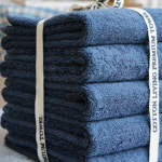 코튼리빙 세면 타월 호텔 다크블루 170g 10장