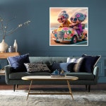 어른용 그랜드마스 다이아몬드 페인팅 키트 초보자용 이지 씨사이드 아트 DIY 성인용 키트 5D 풀 라운드 드릴 젬 크리스탈 홈 월 장식... 