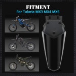 탈라리아를 위한 창청 후방 펜더 - 탈라리아 스팅 MX3 MX4 MX5 전기 더트 바이크 블랙을 보호 플라스틱 모터사이클 머드가드